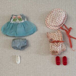 Vintage Mattel Barbie Little Sister Tutti Clothes 2 Outfits